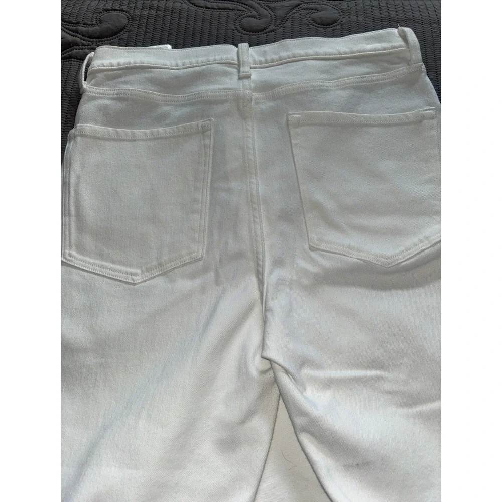 Banana Republic Premium Jeans Women 31L White High-Rise Slim Ankle Length 5 EUC - Picture 9 of 9